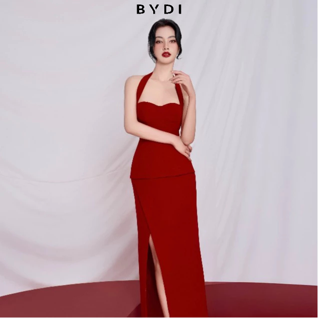[BYDI DESIGN] Molin Set | Set Áo Yếm Kèm Chân váy đắp chép xẻ tà gợi cảm, hiện đại