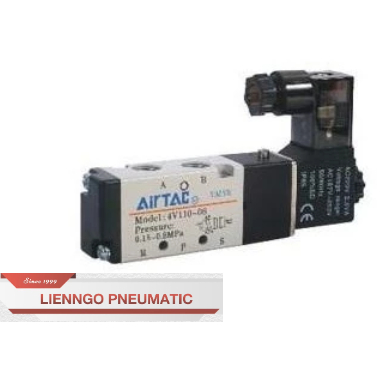 Van điện từ 4v110-06, 4v120-06 ứng dụng điều khiển xy lanh, điều khiển khí nén trong hệ thống máy cô