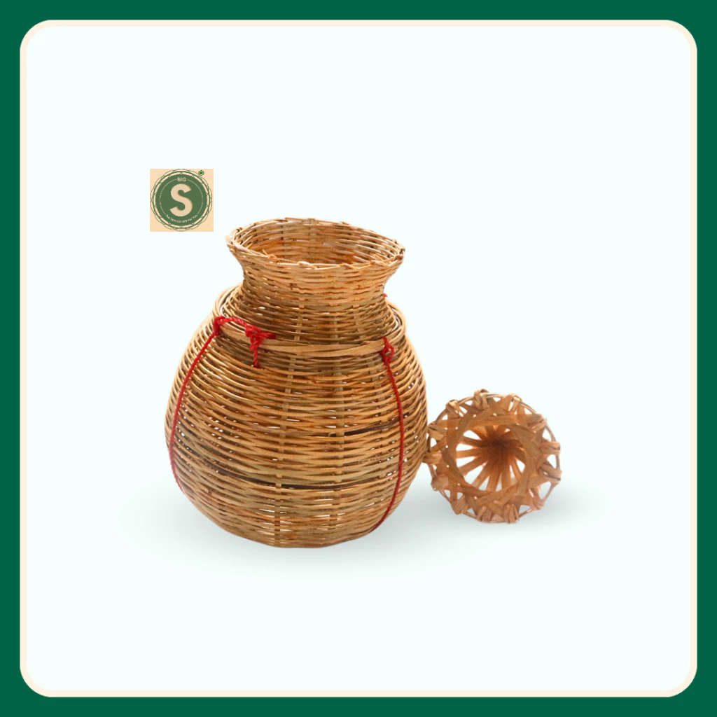 GIỎ BẦU TRE ĐỰNG CUA, TÔM, CÁ – GIỎ ĐỰNG, DECOR TRANG TRÍ