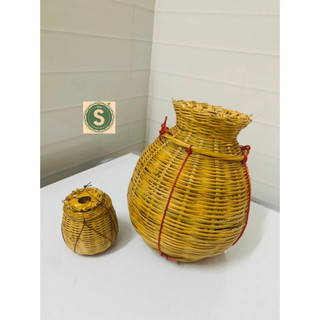GIỎ BẦU TRE ĐỰNG CUA, TÔM, CÁ – GIỎ ĐỰNG, DECOR TRANG TRÍ