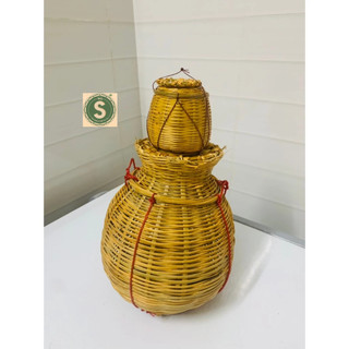 GIỎ BẦU TRE ĐỰNG CUA, TÔM, CÁ – GIỎ ĐỰNG, DECOR TRANG TRÍ
