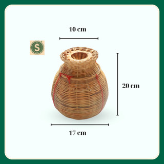 GIỎ BẦU TRE ĐỰNG CUA, TÔM, CÁ – GIỎ ĐỰNG, DECOR TRANG TRÍ