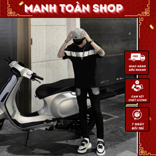 Áo Phông Nam Dol.ce An Thuyên Phối Viền Ngang Siêu Chất - Áo Thun Nam Nữ DG