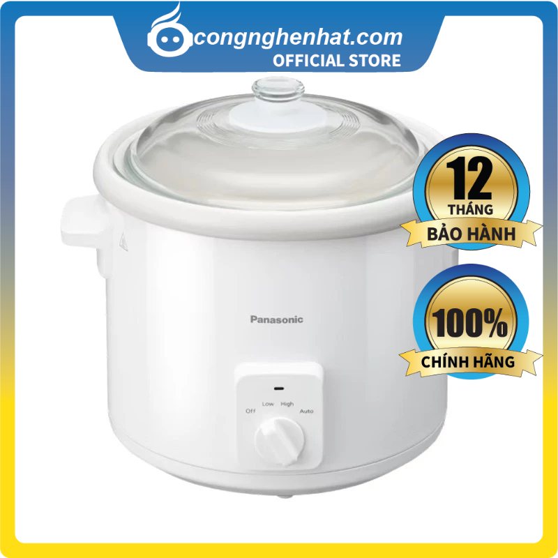 [HCM] Nồi nấu chậm Panasonic NF-N51AWRA - Hàng chính hãng - Mới 100% - Bảo hành 12 tháng