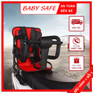 [Tặng vòng] Ghế ngồi xe máy cho bé - Ghế gắn sau an toàn các dòng xe ga như VISION SH LEAD VESPA AB & cả cho xe điện (5)