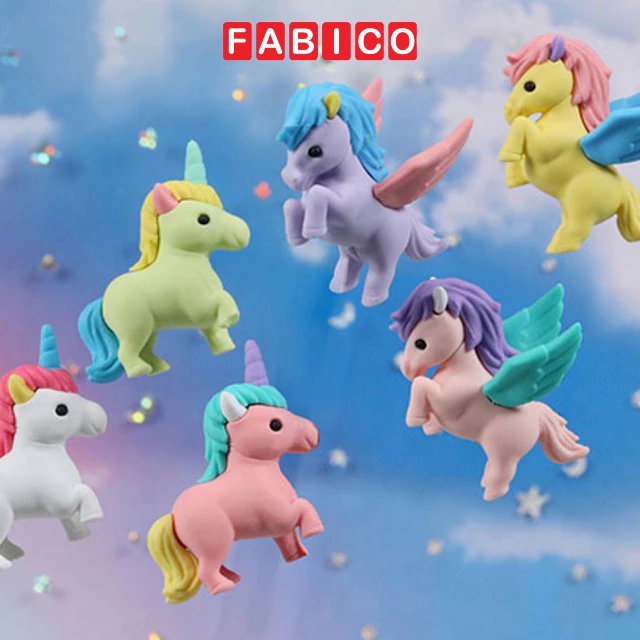 Gôm Lắp Ráp Iwako Hình Unicorn