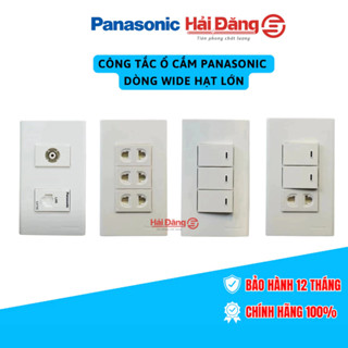 Bộ công tắc, ổ cắm Panasonic Wide màu trắng