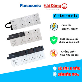 Ổ cắm điện, ổ cắm nối dây Panasonic - Tích hợp CB bảo vệ quá tải - Sản xuất tại Thái Lan