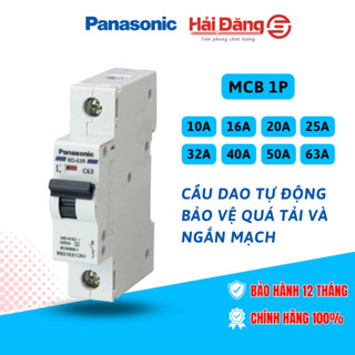 CB tép, Cầu dao tự động 1 pha Panasonic - Aptomat tự động bảo vệ quá tải và ngắn mạch