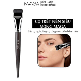  Cọ dàn nền dẹt đánh lót đánh kem nền dạng lỏng siêu bóng da và mỏng nhẹ MAGA Flat Foundation Brush 