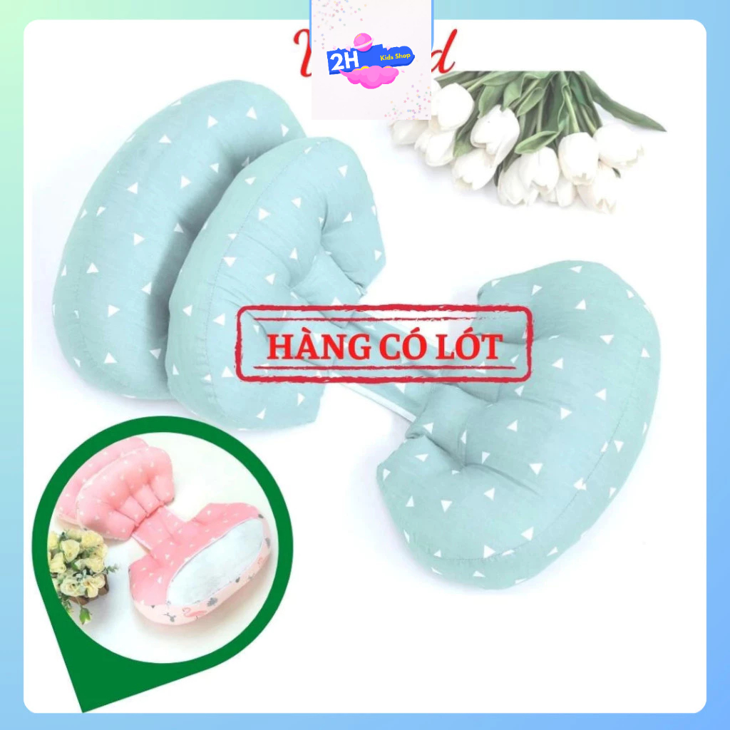 Gối cho bà bầu (Có lót) Carekids gối bầu cánh tiên cao cấp giảm đau lưng đỡ bụng kèm gối phụ, giúp m