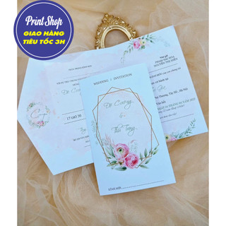 [THIỆP CƯỚI ĐẲNG CẤP] HD155
