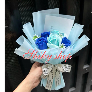 Bó hoa hồng sáp 5 bông