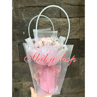 Bó hoa hồng sáp 5 bông