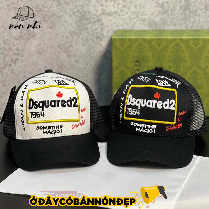 Mũ lưỡi trai lưới Dsquared phong cách