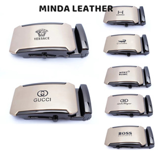 Mặt thắt lưng nam khóa lăn cao cấp, đầu khóa mặt kim loại mạ vàng S1L271 - MINDA LEATHER