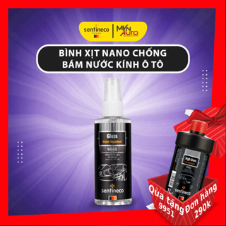 Bình xịt nano chống bám nước kính ô tô Senfineco 9945 Glass Water Repelent dung tích 100ml - Mvn Auto