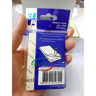 Combo 3 tập Giấy nhắn DoubleA 3x2 (76x51mm) - Giấy note