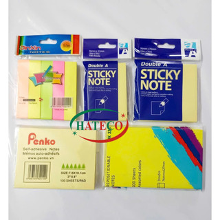 Combo 3 tập Giấy nhắn DoubleA 3x2 (76x51mm) - Giấy note