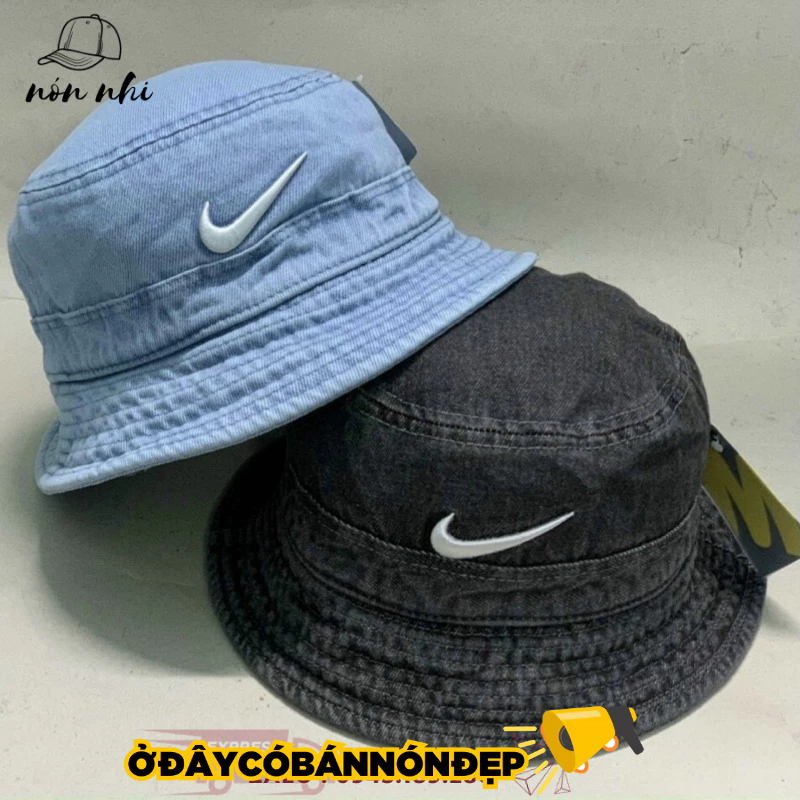 Nón bucket jean nữ phong cách