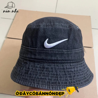 Nón bucket jean nữ phong cách