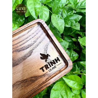 Khay, thớt gỗ decor 07 (chữ nhật)