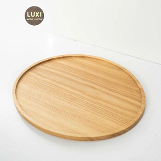 Khay,thớt gỗ decor 09 Dĩa tròn