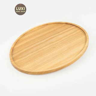 Khay,thớt gỗ decor 09 Dĩa tròn