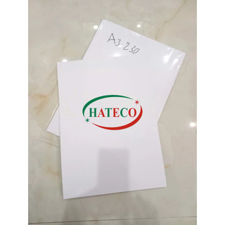 Giấy in ảnh A3 Couche 1 mặt bóng 230gsm 20 tờ/xấp - Kim Mai/ Mạnh Hưng bóng 1 mặt - Giấy in lẵng hoa