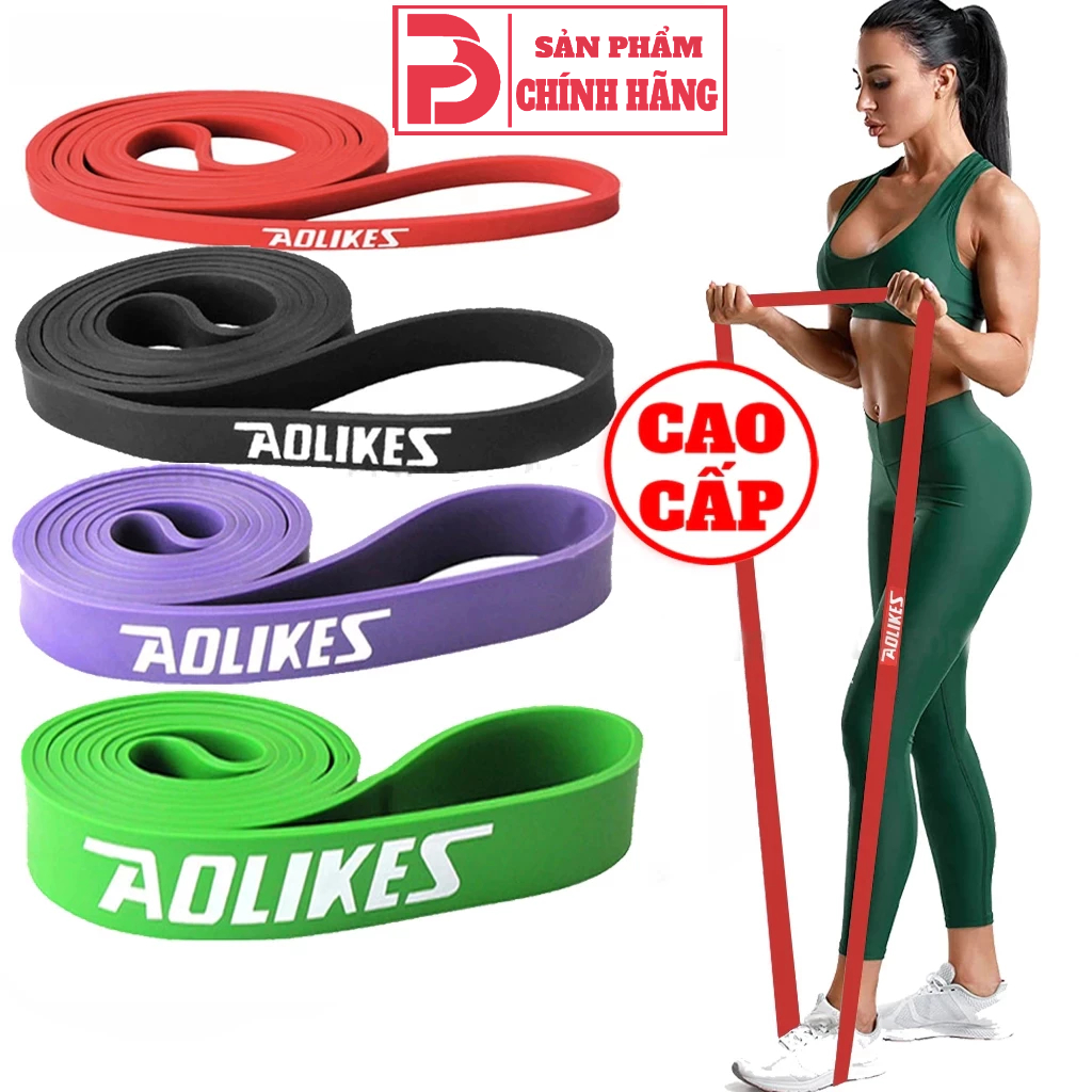 Dây Kháng Lực Powerband Aolikes Tập Chân Mông Vai Lưng Cao Su Cao Cấp