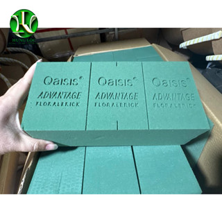 Xốp cắm hoa tươi Qasis Trung, xốp mút hút nước giữ hoa tươi lâu.