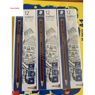 Bút chì Đức sọc đỏ 2B