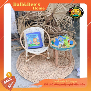 { PHỤ KIỆN CHỤP HÌNH} Ghế, Bàn Kèm Thảm Lục Bình 1m1 làm Phụ Kiện Hình Hoặc Trang Trí Phòng Cho Bé rất Xinh Xắn