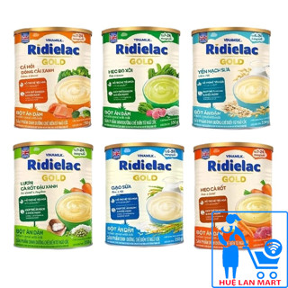  Bột Ăn Dặm Vinamilk Ridielac Gold  Đủ Các Vị Hộp Sắt 350g 