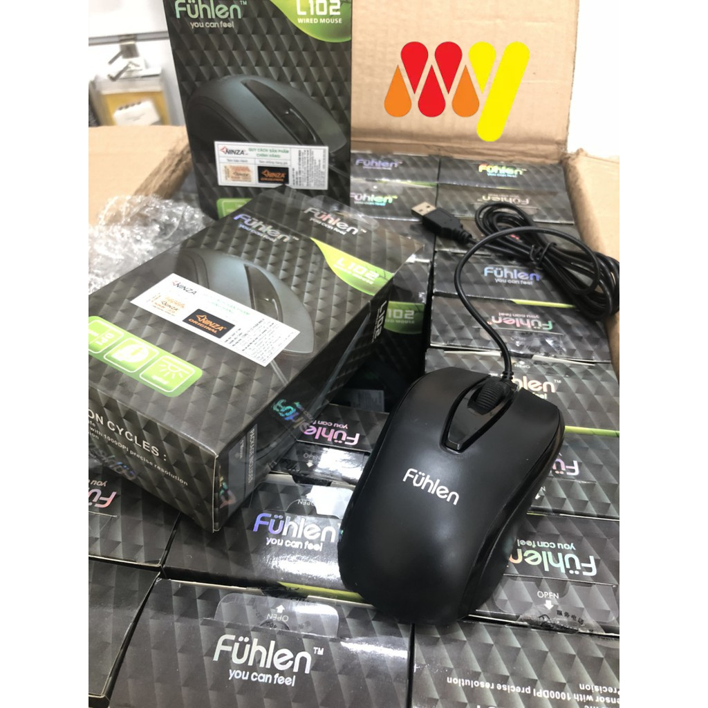 Chuột dây Fuhlen L102 - Bảo hành 2 năm - kết nối USB - Hàng nhập khẩu | BigBuy360 - bigbuy360.vn