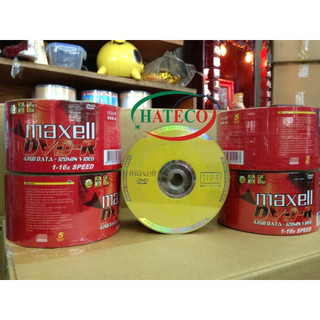 50 ĐĨA DVD Trắng Maxell 4.7GB 16x Loại tốt - DVDMaxell tốt - DVD hộp 50 Đĩa dvd/ CD