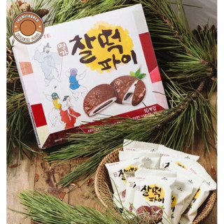  Bánh Chocopie Nhân Gạo Dẻo LOTTE Hàn Quốc 350g 