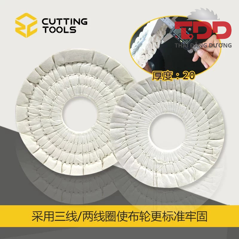 Chổi đánh bóng máy dán cạnh ( đôi ) d150mm