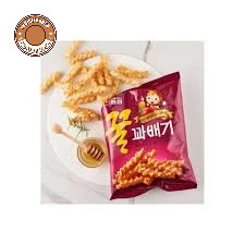 [Gói lớn 300g] Snack Quẩy Xoắn Mật Ong Nongshim 90G, 300g - [농심] 꿀꽈배기