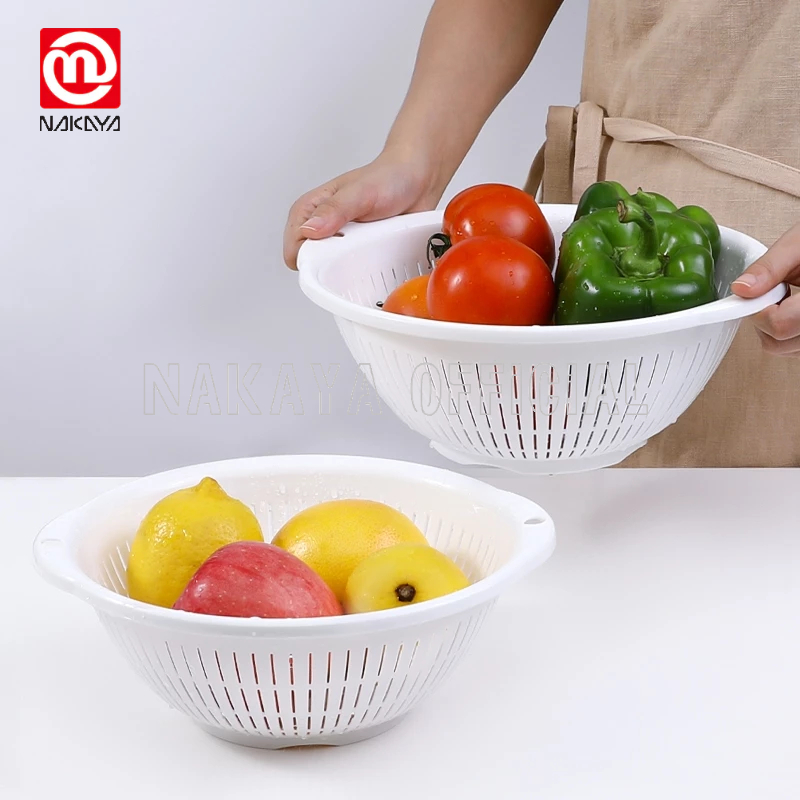 Rổ nhựa lưới Sanada Fresh 21cm Nhật Bản 4973430020138 - Nakaya official