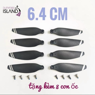 Cánh flycam thay thế 6.4 cm( 1 bộ 8 cánh kèm 8 ốc ) các loại 6.4cm( s2s, s136, k998 max, P20, P9 pro max, L300..