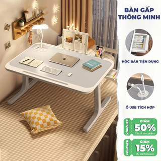  Bàn Học Gấp Gọn Thông Minh Tiện Dụng Bàn Gấp Gọn Có Quạt USB Và Giá Đỡ Laptop Cho Học Sinh Sinh Viên Và Người Đi Làm 