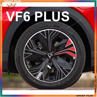 Decal dán mâm Vinfast VF6 Plus ( Giá bao gồm 5 bánh), Decal cao cấp, không phai màu, không để lại keo khi bóc ra