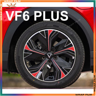 Decal dán mâm Vinfast VF6 Plus ( Giá bao gồm 5 bánh), Decal cao cấp, không phai màu, không để lại keo khi bóc ra