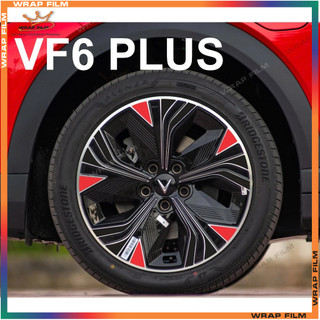 Decal dán mâm Vinfast VF6 Plus ( Giá bao gồm 5 bánh), Decal cao cấp, không phai màu, không để lại keo khi bóc ra