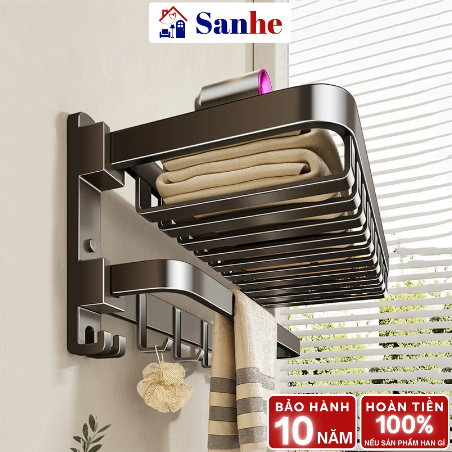 Kệ để khăn Sanhe dán tường