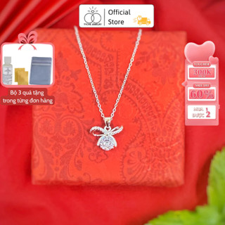  Dây chuyền bạc nữ Tyche Crystal nạm đá ,chốt khóa cao cấp trẻ trung phù hợp đeo đi học đi chơi,đi làm TYCHE JEWELRY 