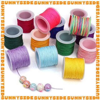 Dây Dù Xịn Đan Vòng Tay 0.8mm Dây Cotton Dây Ngọc 72 Đan Vòng Thủ Công Làm Handmade Trang Sức Thắt Vòng Cuộn 45m