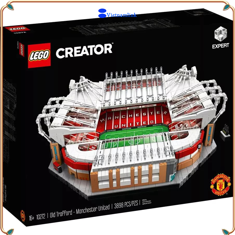 (Giá thấp nhất trực tuyến) LE GO 10272 Creator Old Trafford - Manchester United Hàng mới, chính hãng