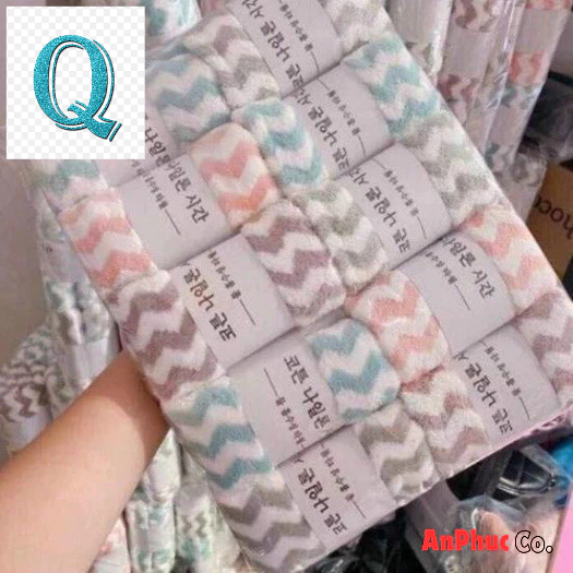 COMBO 10 Khăn Mặt Cotton Khăn Mặt Lông Cừu Siêu Mềm Nhiều Màu 30x50cm